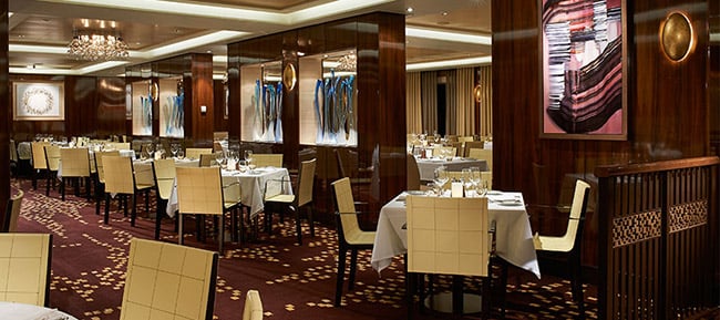 The Taste Dining Room - One of Three Main Dining Rooms on Norwegian Escape