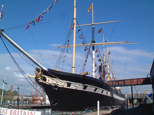 The SS Great Britain in Bristol, England - Photo by Mattbuck