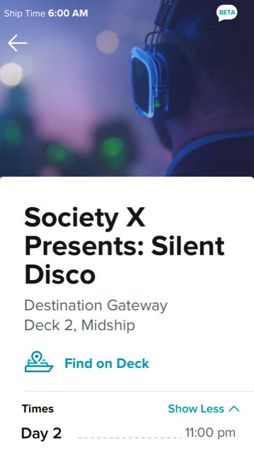 Celebrity Edge Society X Presents: Silent Disco