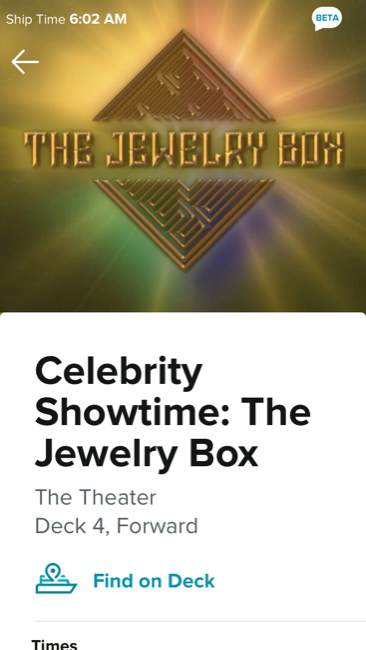 Celebrity Edge The Jewelry Box