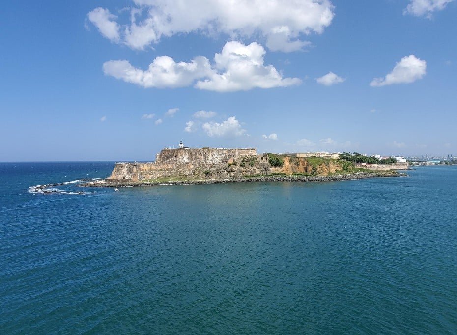 El Moro - Entering San Juan Harbor on Celebrity Equinox