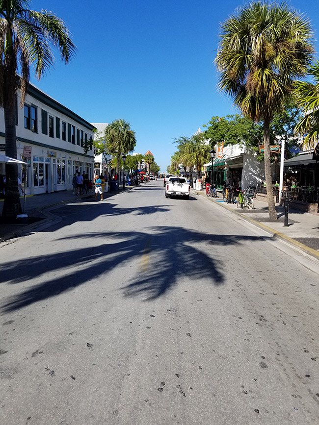 no sign of damage in Key West