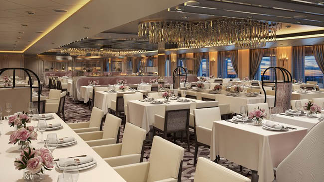 Normandie French Restaurant on Celebrity Edge