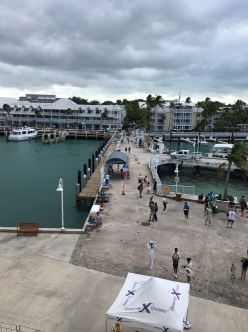 Celebrity Infinity Key West Walkway into Mallory Square