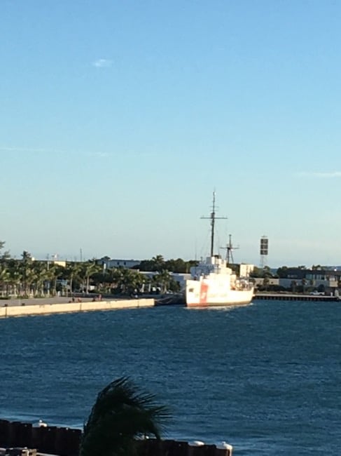 Celebrity Infinity Key West Coast Guard Ship