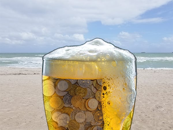 How much is beer on a cruise ship?