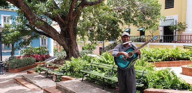 Old San Juan has a number of talented buskers