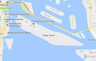 dodge island map