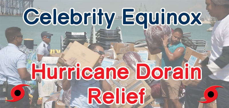 Celebrity Equinox Hurricane Dorian Relief Efforts