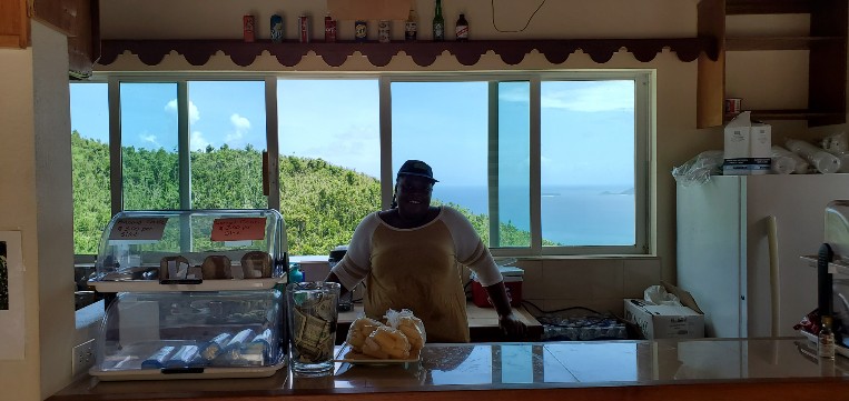 Water, beer, snacks?  Nice office view in Tortola.
