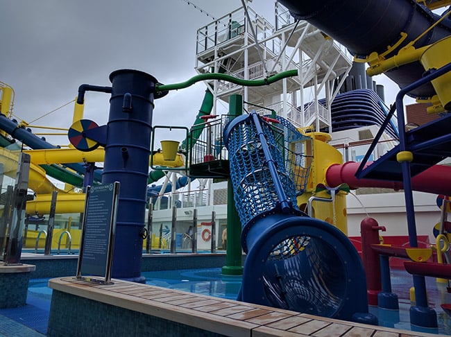 Escape Offers Waterslides For More Junior Cruisers Too
