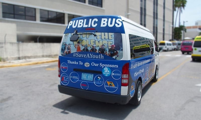 Public Bus in Grand Cayman