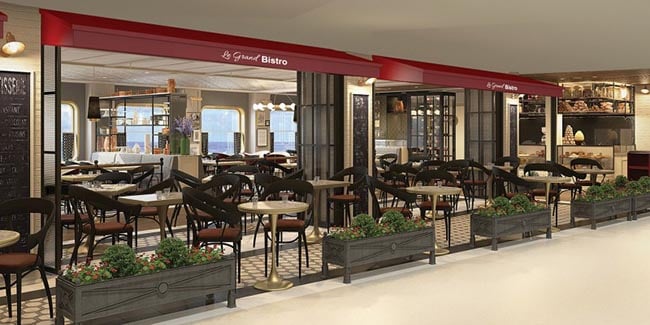 Le Grand Bistro on Celebrity Edge