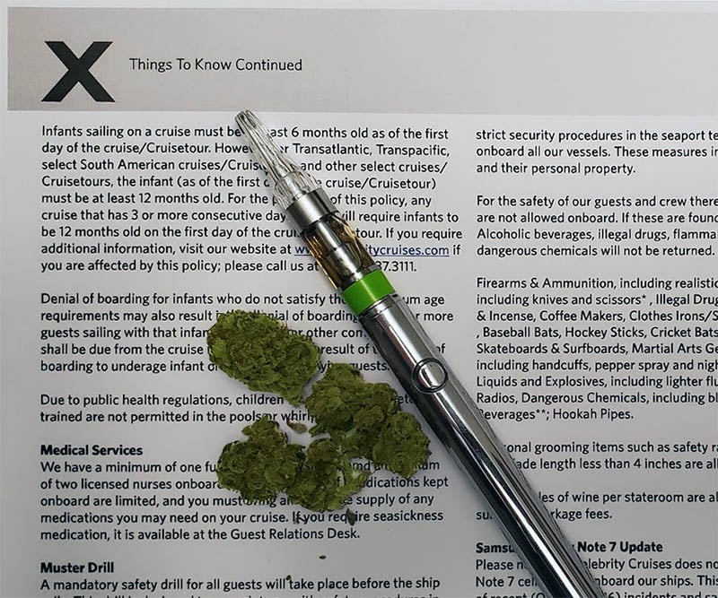 Your Cruise Contract Contains Important Information - Including About Marijuana