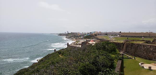 View of San Juan's Coast from El Morro