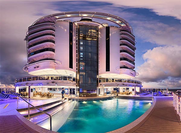 South Beach Pool on MSC Seaside