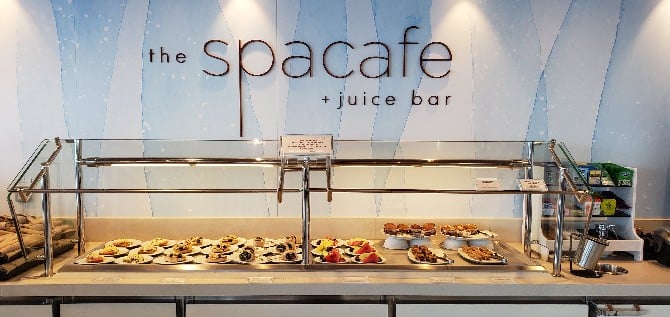 Spa Cafe Breakfast Spread