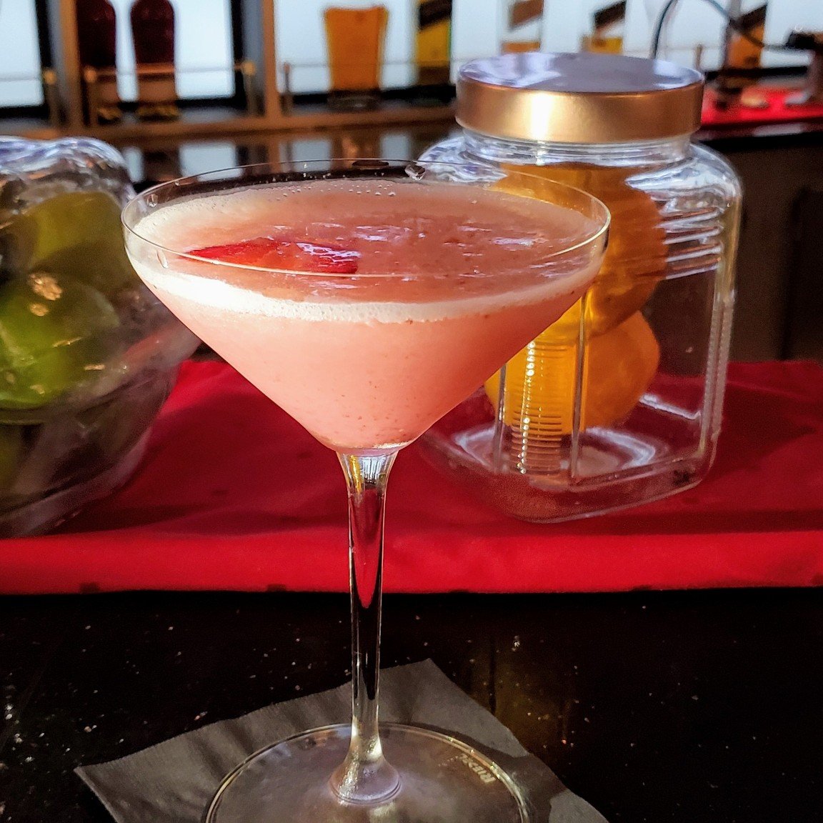 Strawberry Fields - A Signature Cocktail at the World Class Bar on Celebrity