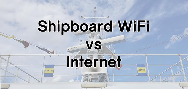 The Difference Between Cruise Ship WiFi and Internet