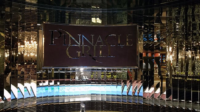 Pinnacle Grill on HAL Nieuw Amsterdam