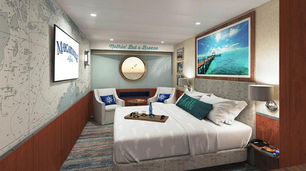 Oceanview Stateroom on Margaritaville at Sea Paradise