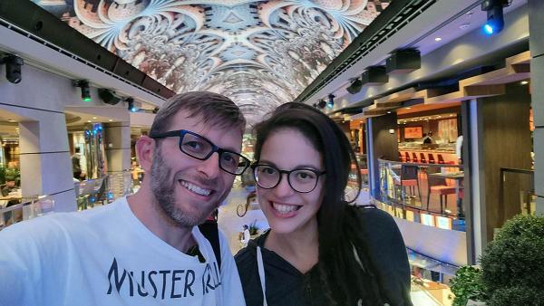 Larissa and Billy on MSC Meraviglia