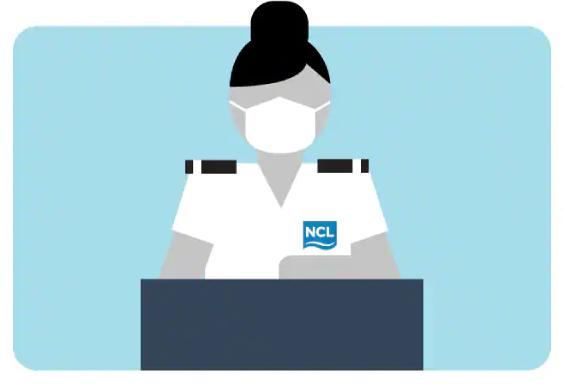 NCL Officer Wearing Mask