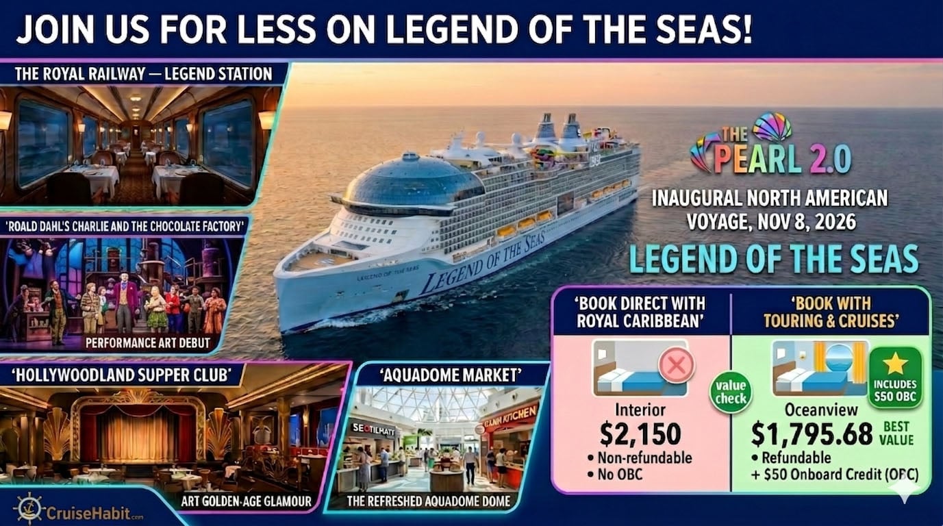 Legend of the Seas highlights and offer