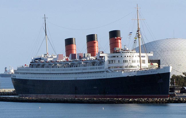 The Queen Mary as She Sits Today, a Hotel and Museum in Long Beach, CA - photo by Altair78