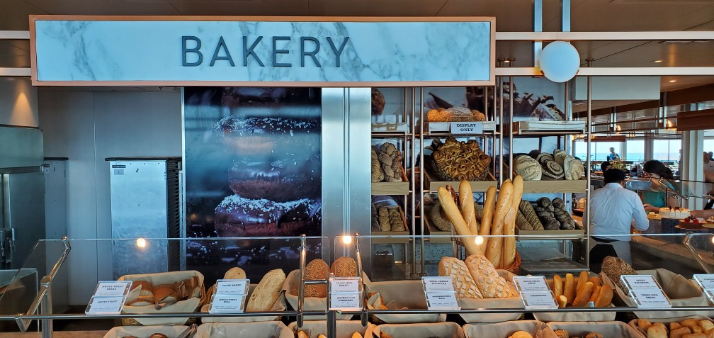 Bakery at Oceanview Cafe on Celebrity Edge