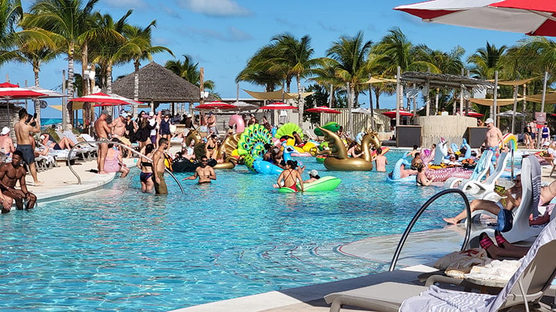 Virgin Voyages' beach club provides a little something for everyone: Travel  Weekly