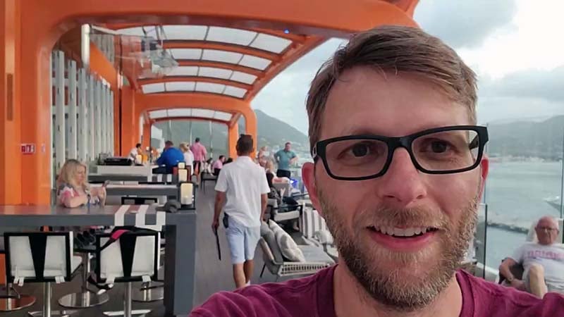 billy on celebrity edge