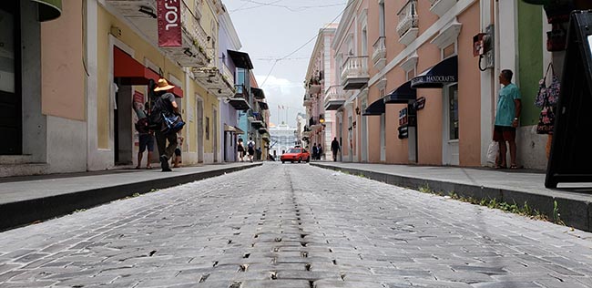 The Brick Streets of Old San Juan