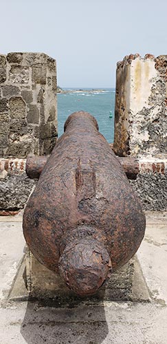 Cannon at El Morro in Old San Jaun