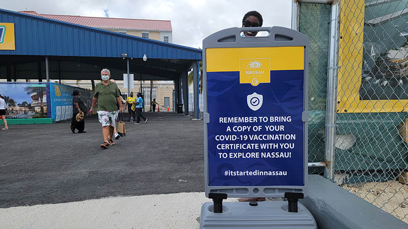 Vaccine Sign in Nassau