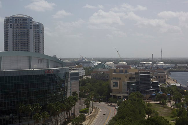 Empress of the Seas as seen from the Tampa Marriott Waterside