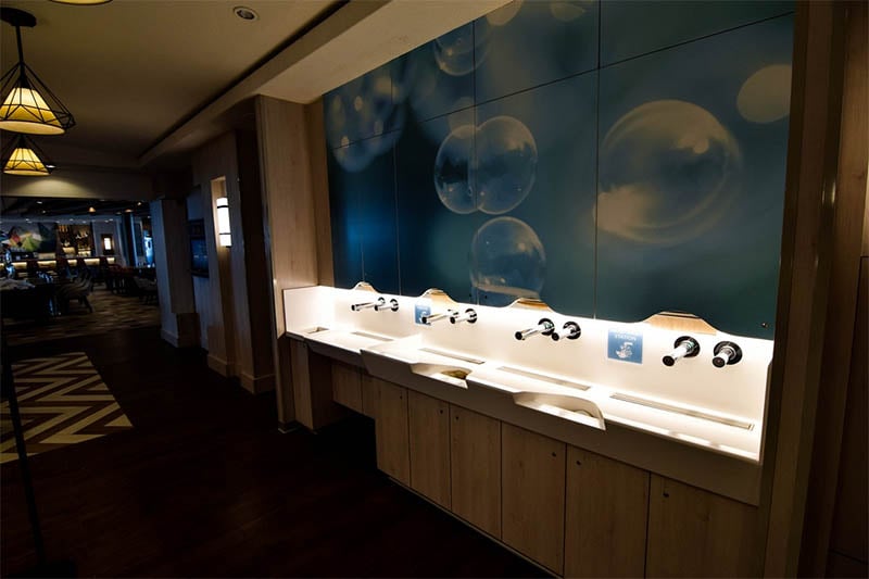 Hand-washing Station on Cruise Ship