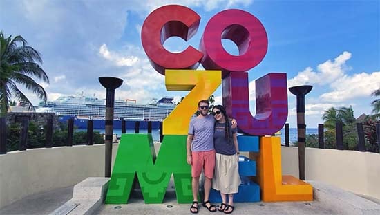 Billy & Larissa in Cozumel, 2019 - Photo cred Nick Vitani