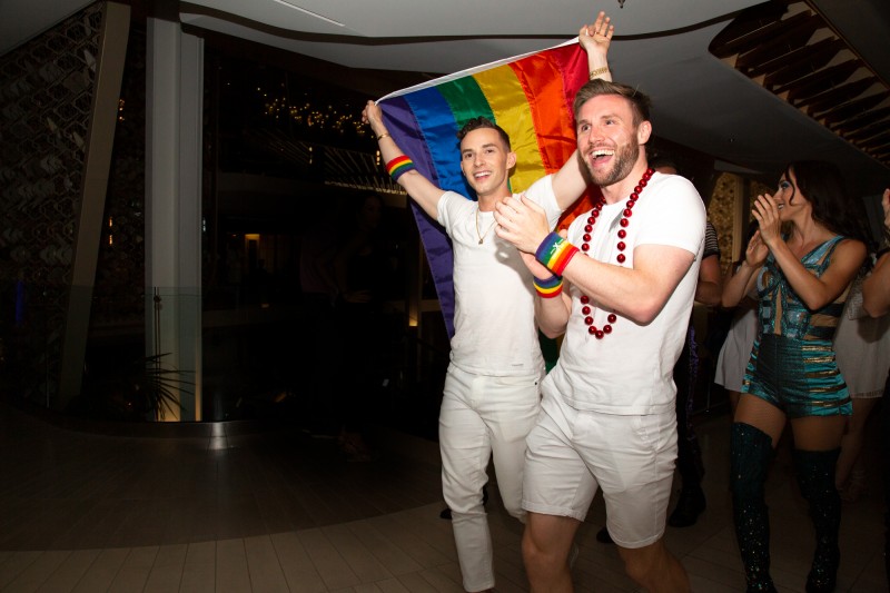 Olympic medalist Adam Rippon, Grand Marshall of Celebrity Cruises Third Annual Pride Party at Sea