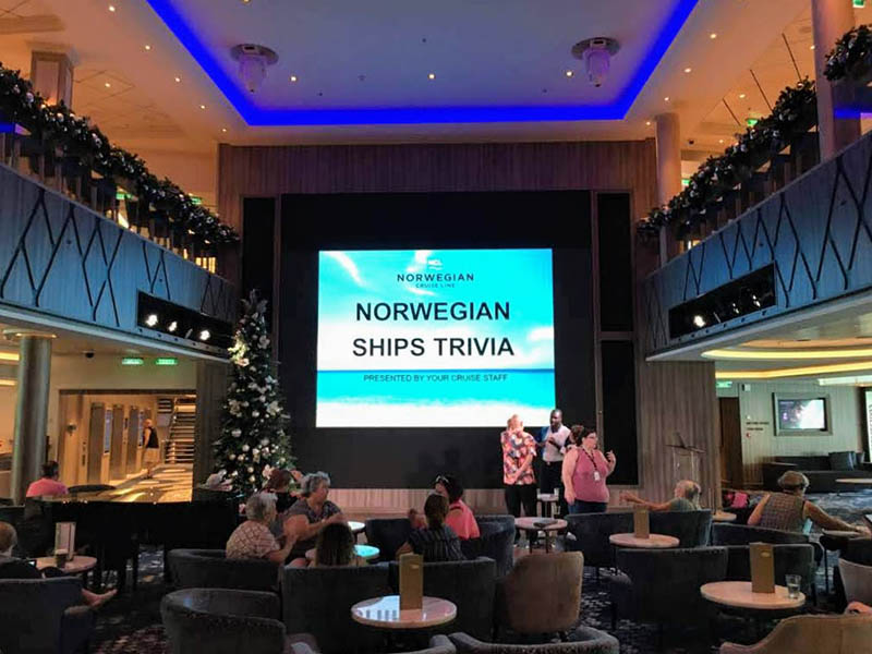 Ship Trivia on Norwegian Encore