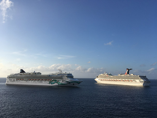 Norwegian Jade & Carnival Freedom