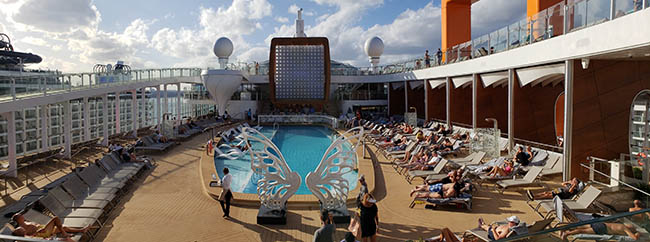 Enjoy Some Pool Time on Disembarkation Day