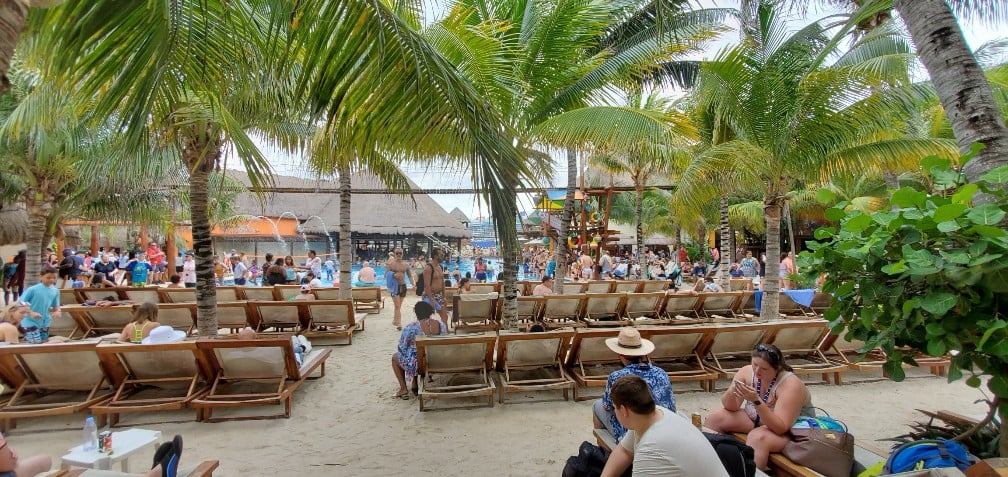 Pool Area at Costa Maya Port