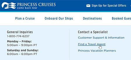 book direct with cruise line or travel agent