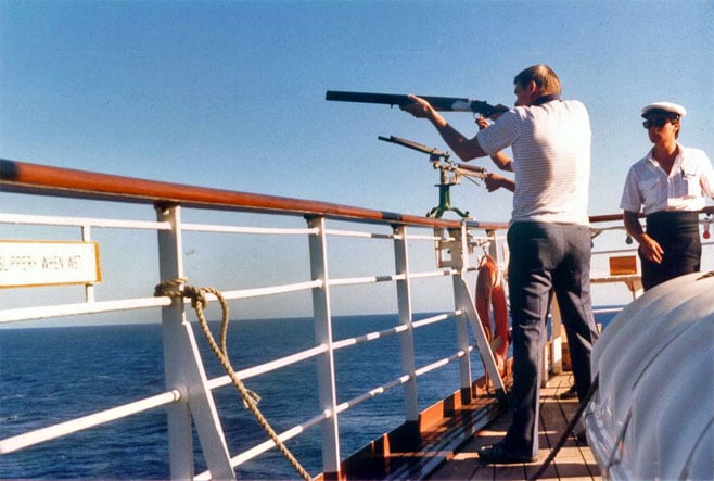 skeet shooting on cruise ships