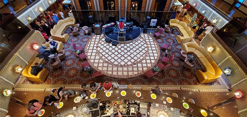 The Studio Atrium on Carnival Conquest