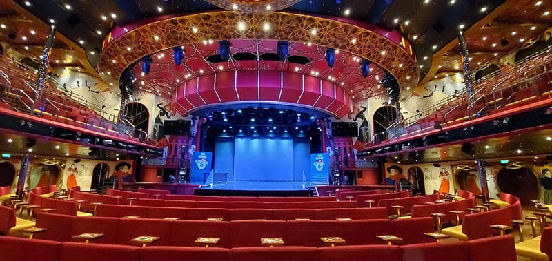 Toulouse-Lautrec Lounge - Theater on Carnival Conquest