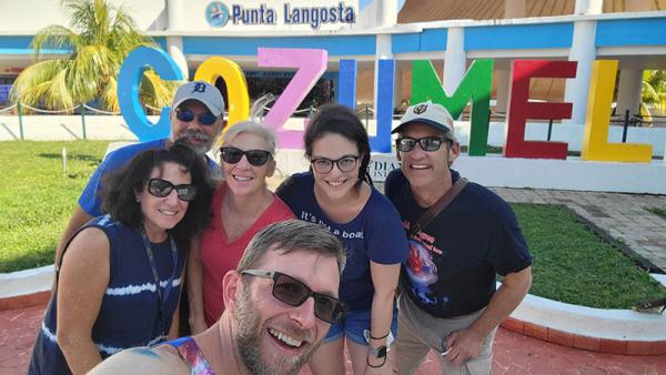 CruiseHabit Group Cruise Cozumel Sign