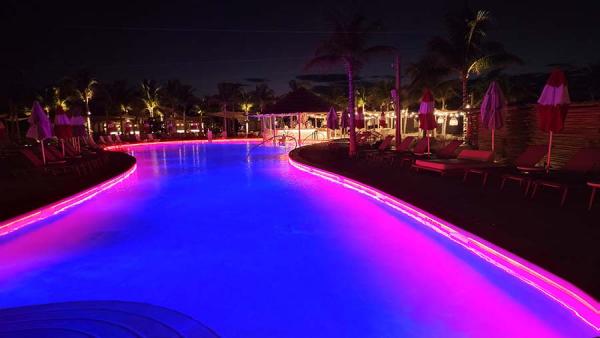Virgin Voyage's Bimini Beach Club Pool