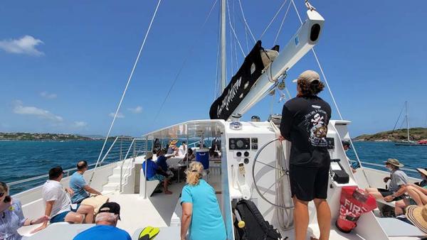 Catamaran Excursion in St Thomas